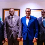 African Development Fund meeting with representatives from African countries pledging contributions to support development projects across the continent