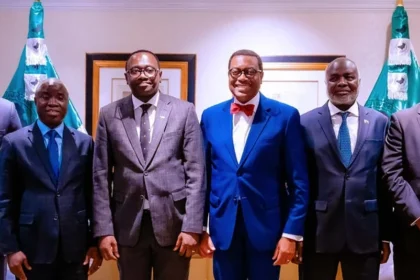 African Development Fund meeting with representatives from African countries pledging contributions to support development projects across the continent