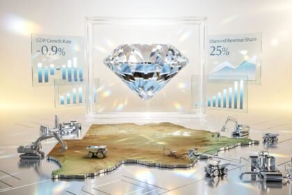 Botswana diamond mine as falling global demand weighs on the country’s economic growth outlook in 2025