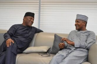 Nigerian billionaires Abdulsamad Rabiu and Aliko Dangote, now both ranked among Africa’s top five richest people.